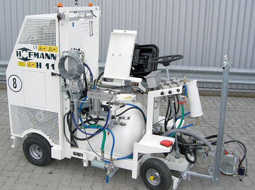 H11 für Airlessbetrieb mit Pumpe und Druckbehälter 120 ltr